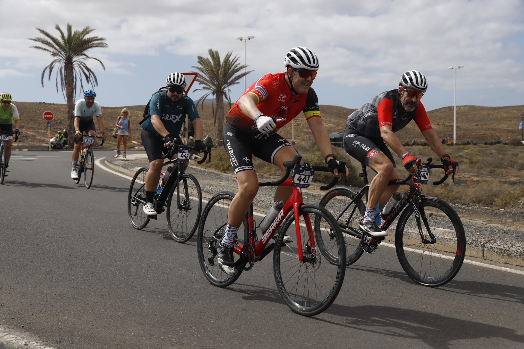 II jornada de la I Vuelta Ciclista a Lanzarote (Fotos: La Voz)