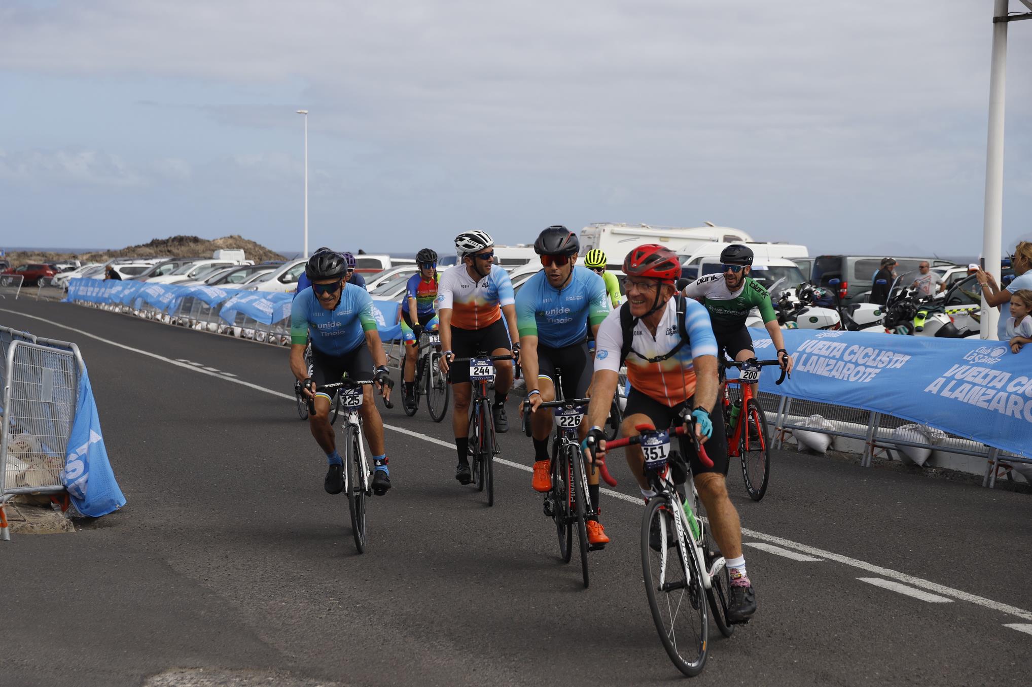 II jornada de la I Vuelta Ciclista a Lanzarote (Fotos: La Voz)