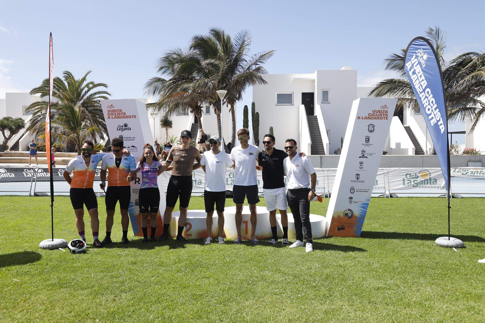II jornada de la I Vuelta Ciclista a Lanzarote (Fotos: La Voz)