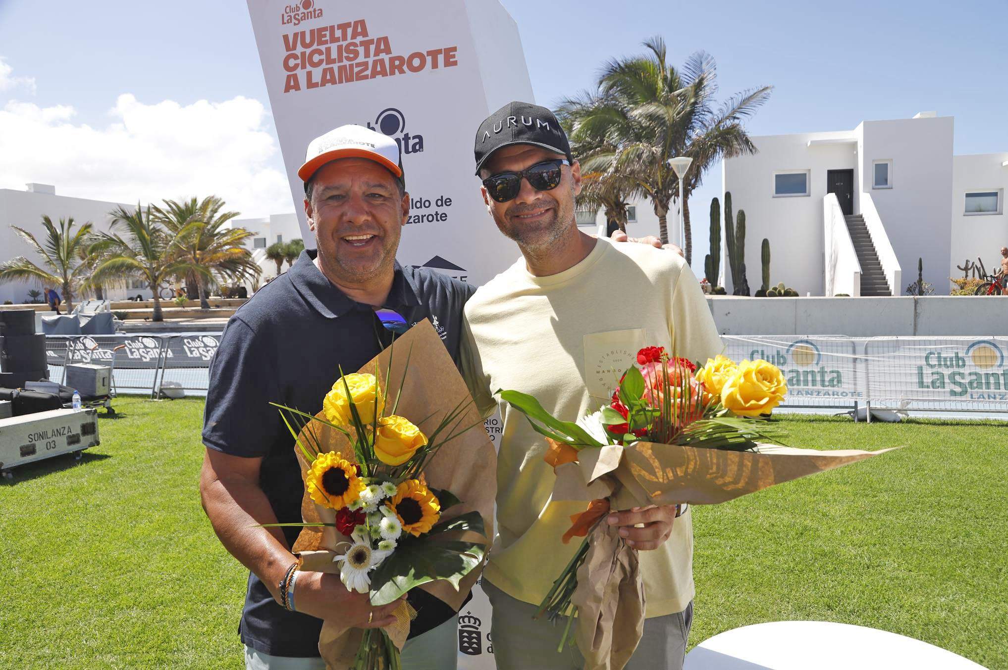 II jornada de la I Vuelta Ciclista a Lanzarote (Fotos: La Voz)