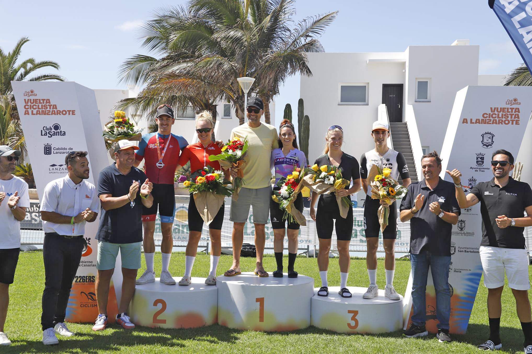 II jornada de la I Vuelta Ciclista a Lanzarote (Fotos: La Voz)