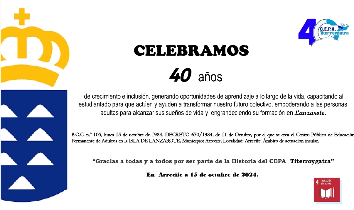 CEPA Titerroygatra 40 Years