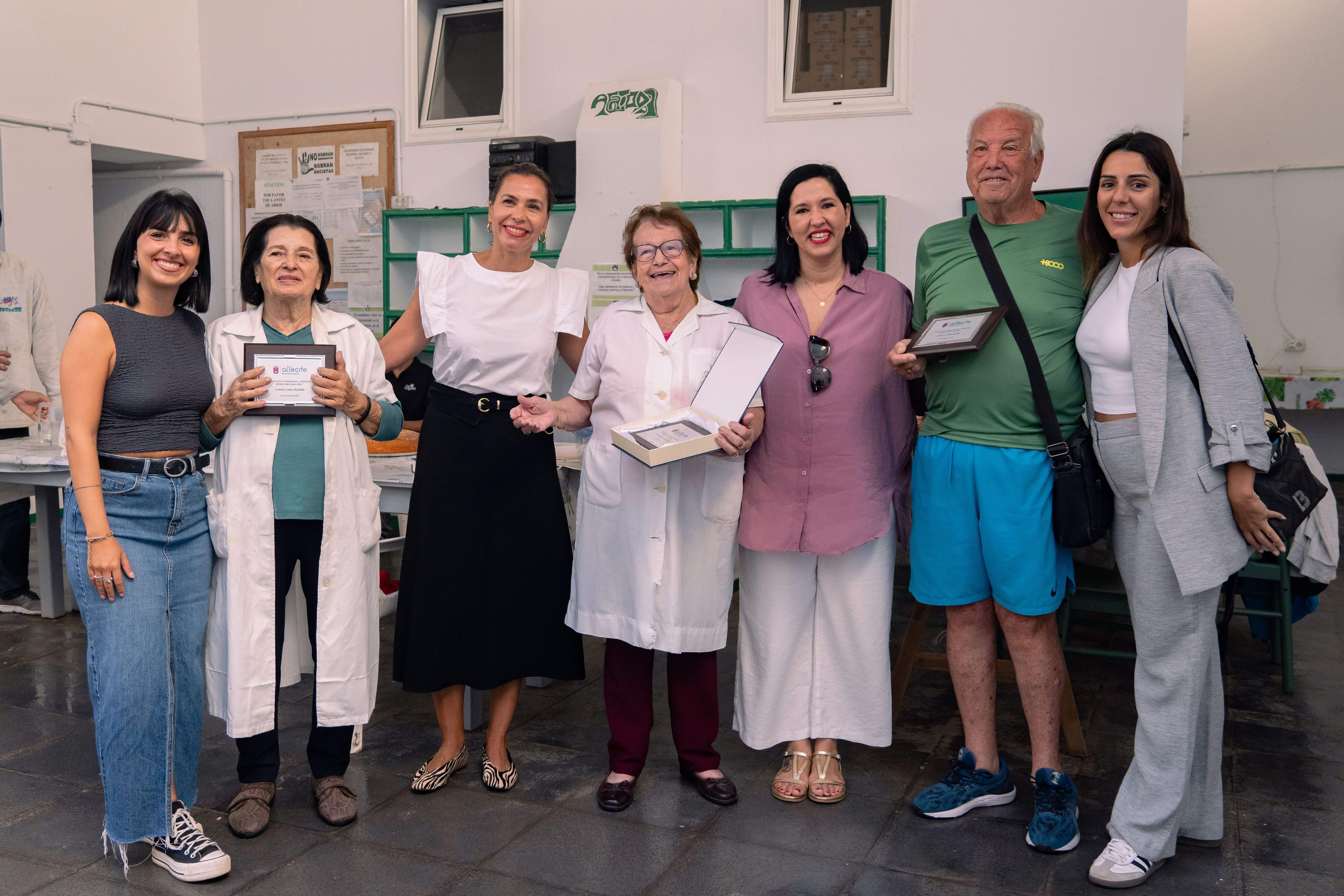 Bienestar Social Arrecife reconoce la trayectoria de AFACODA