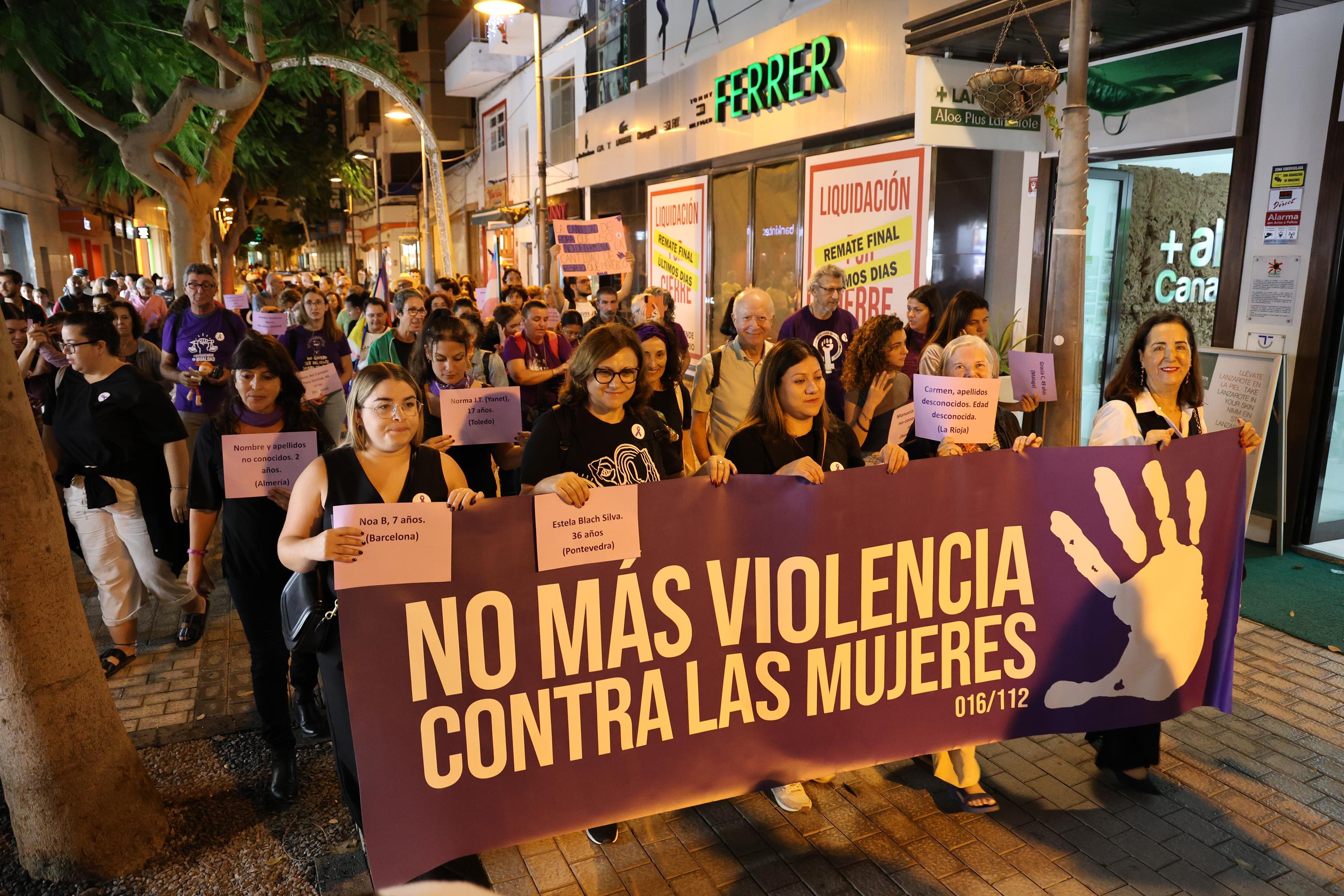 Manifestación Víctimas de Violencia de Género.