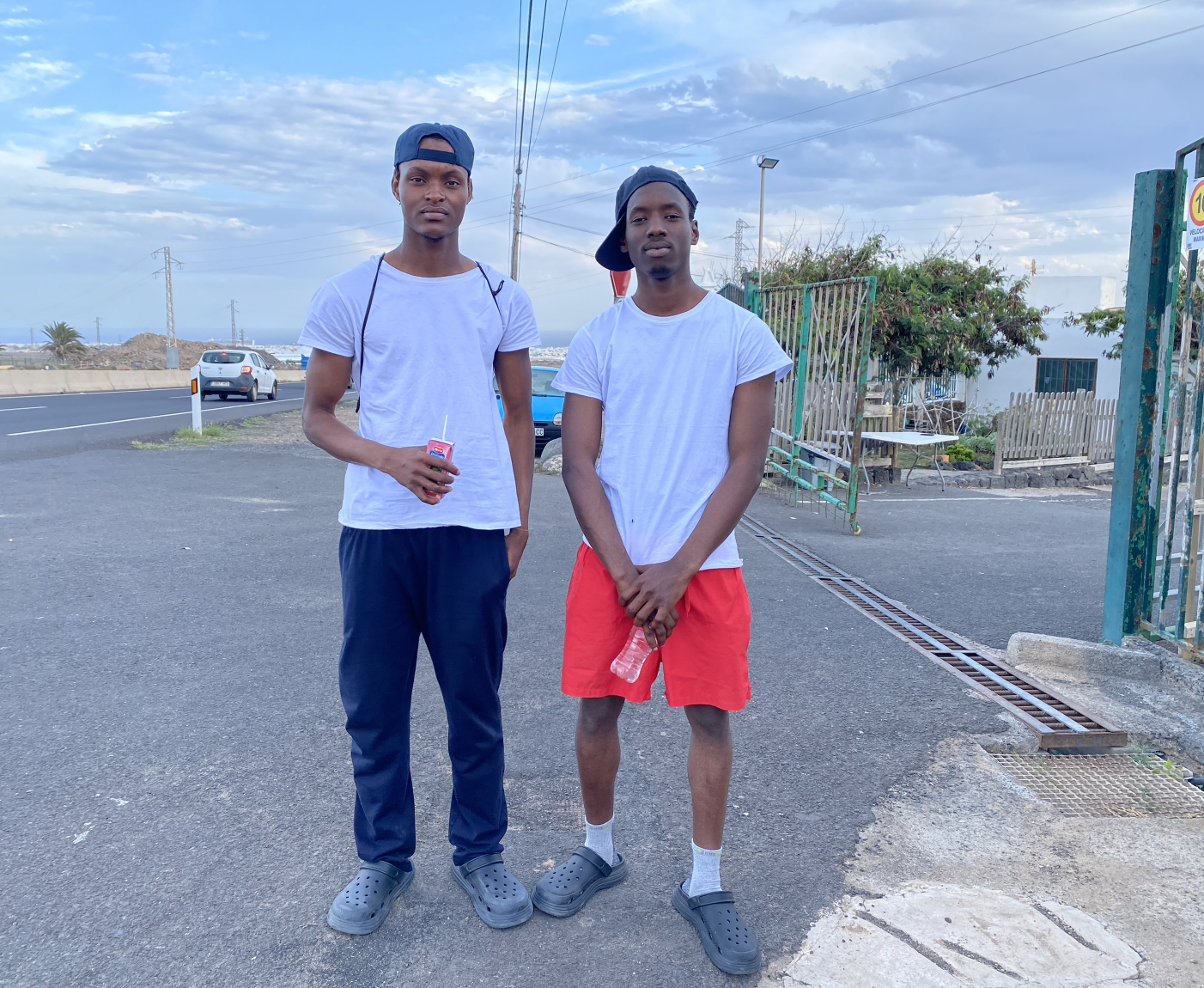 Jalou Algasir and Mohammed at the Mina Mountain Center. Photo: Andrea Domínguez.
