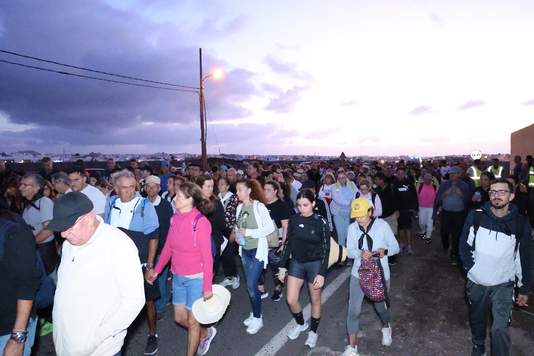 Regreso de la Virgen de Los Dolores a Mancha Blanca Fotos: Juan Mateos y cedidas