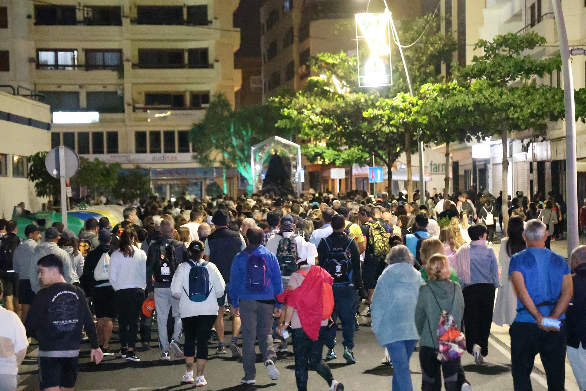 Regreso de la Virgen de Los Dolores a Mancha Blanca Fotos: Juan Mateos y cedidas