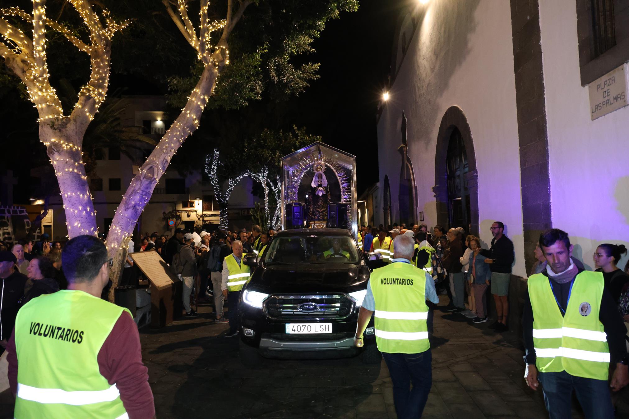 Regreso de la Virgen de Los Dolores a Mancha Blanca Fotos: Juan Mateos y cedidas