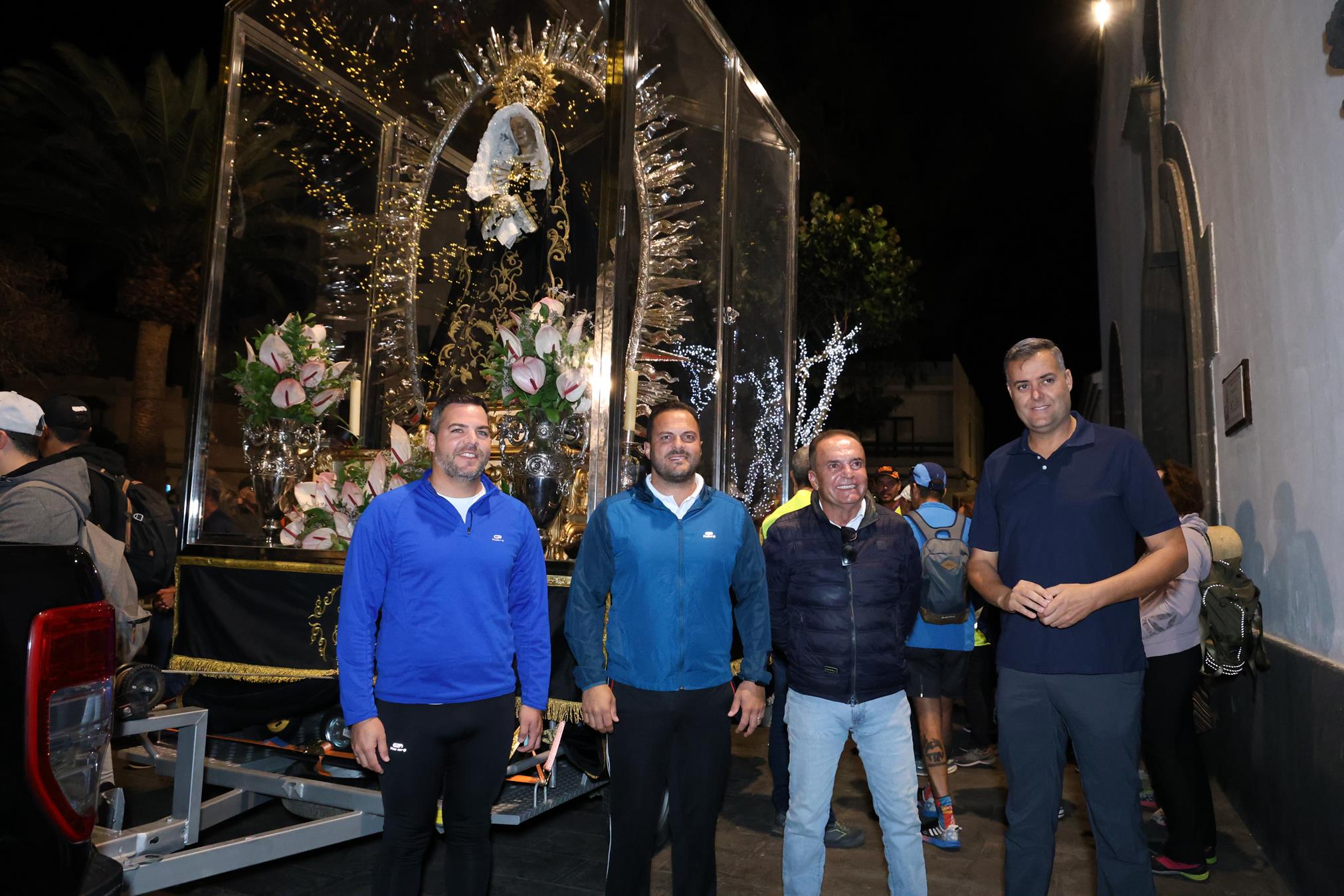 Regreso de la Virgen de Los Dolores a Mancha Blanca Fotos: Juan Mateos y cedidas