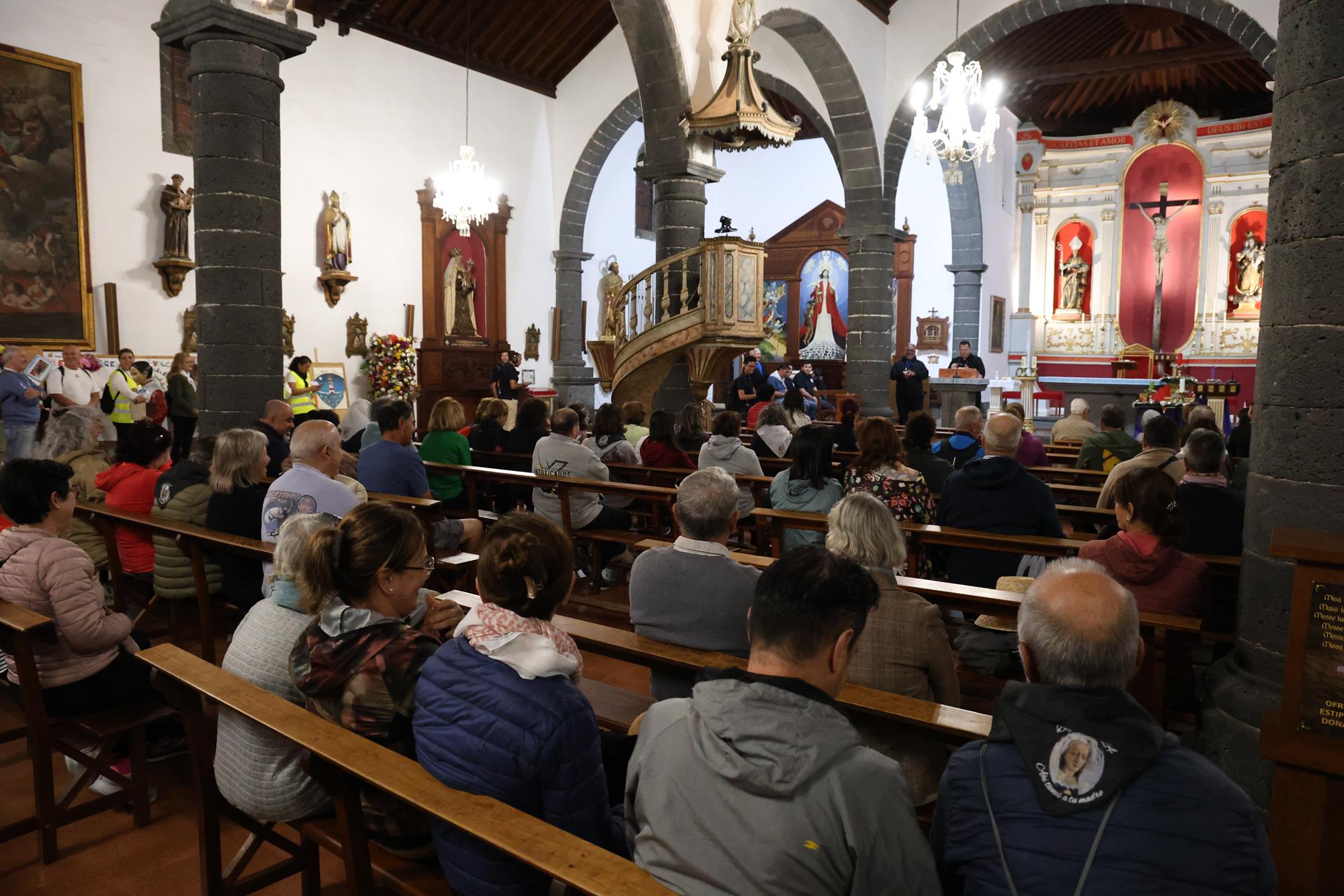 Regreso de la Virgen de Los Dolores a Mancha Blanca Fotos: Juan Mateos y cedidas