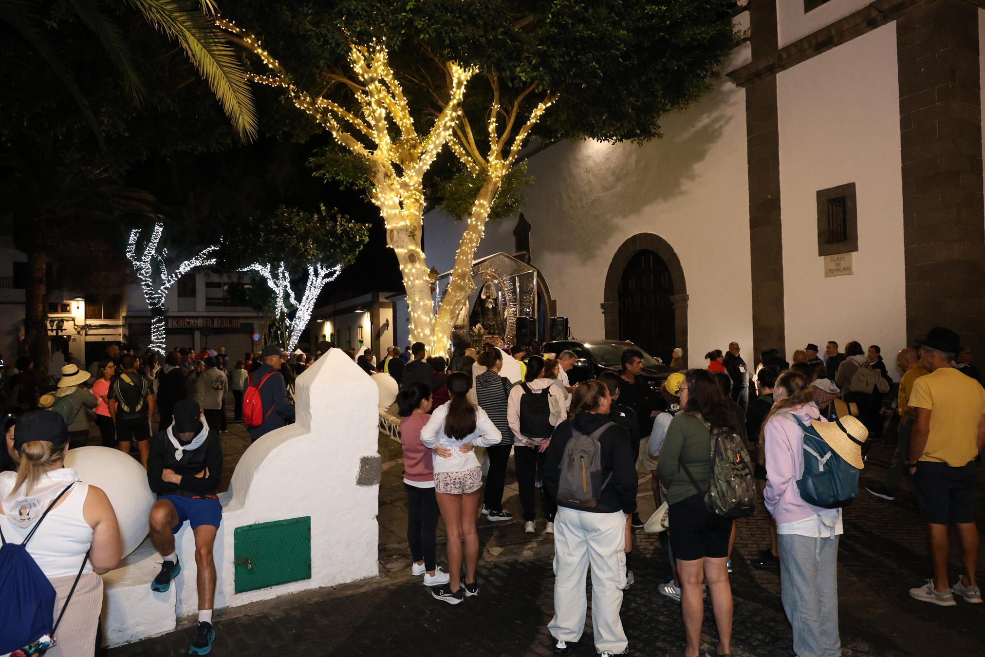 Regreso de la Virgen de Los Dolores a Mancha Blanca Fotos: Juan Mateos y cedidas