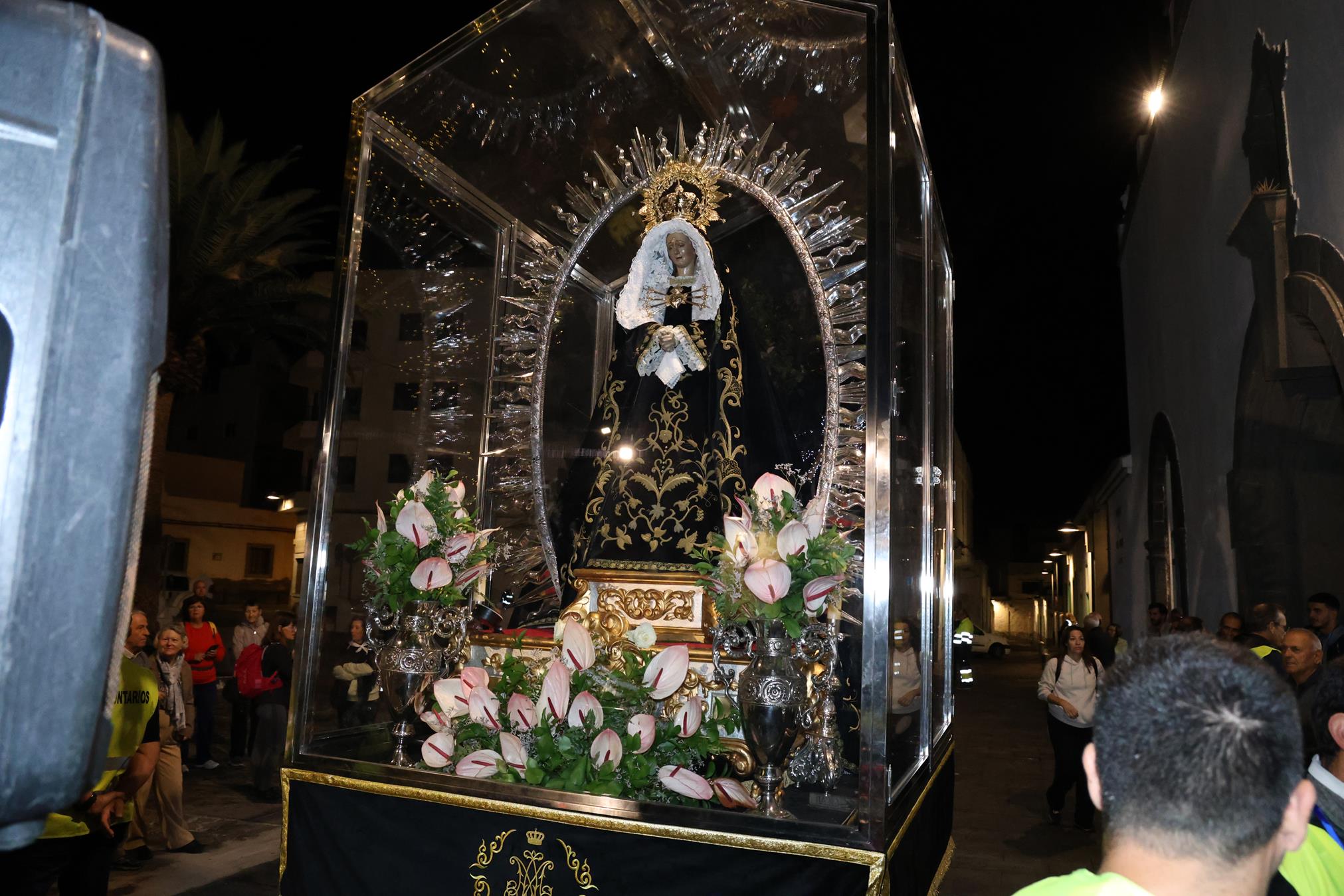 Regreso de la Virgen de Los Dolores a Mancha Blanca Fotos: Juan Mateos y cedidas