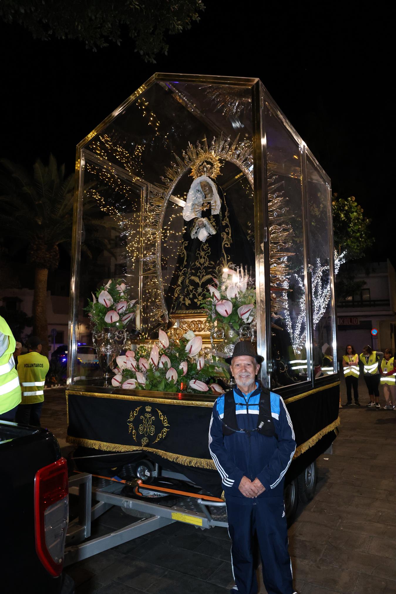 Regreso de la Virgen de Los Dolores a Mancha Blanca Fotos: Juan Mateos y cedidas