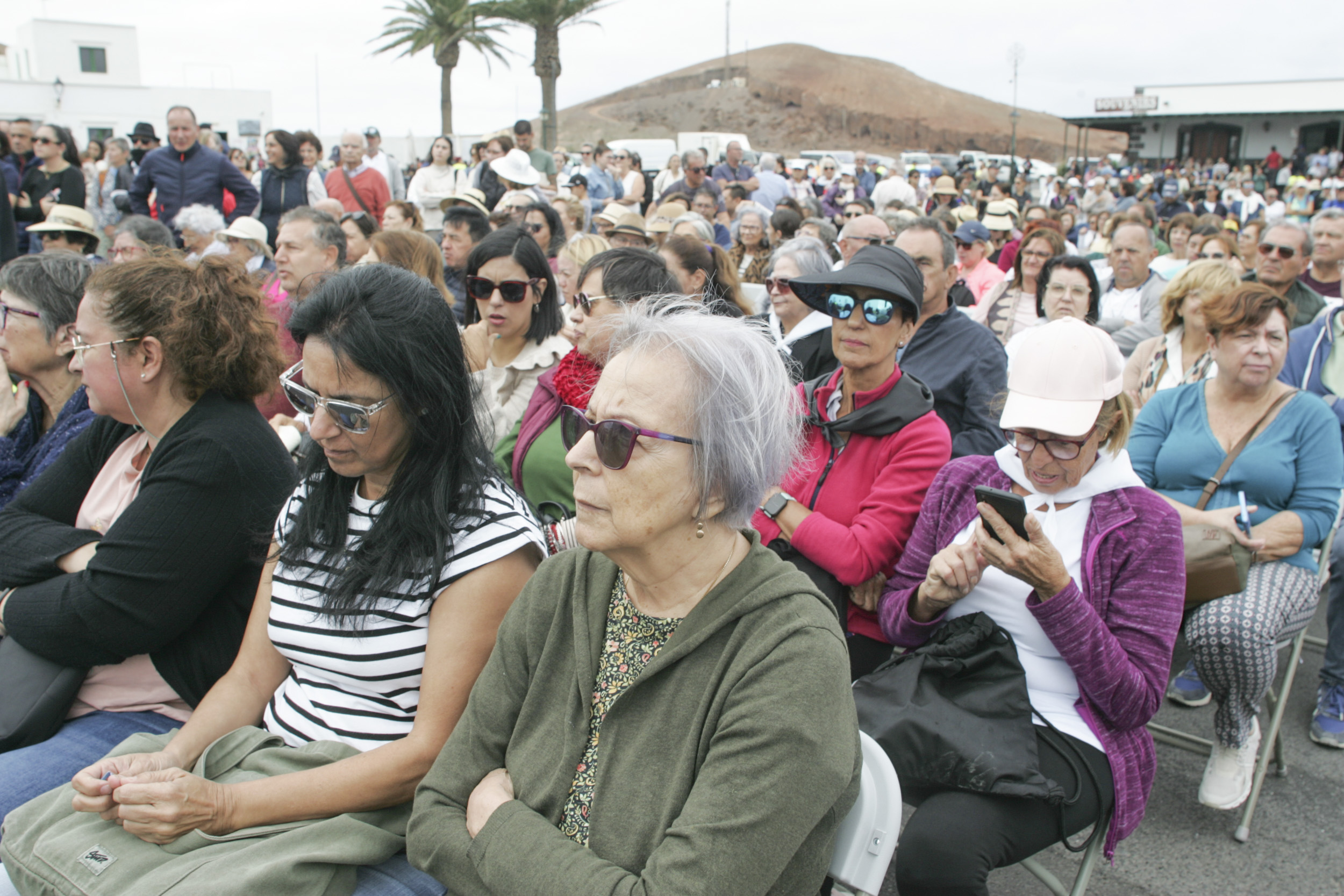 Regreso de la Virgen de Los Dolores a Mancha Blanca Fotos: Juan Mateos y cedidas