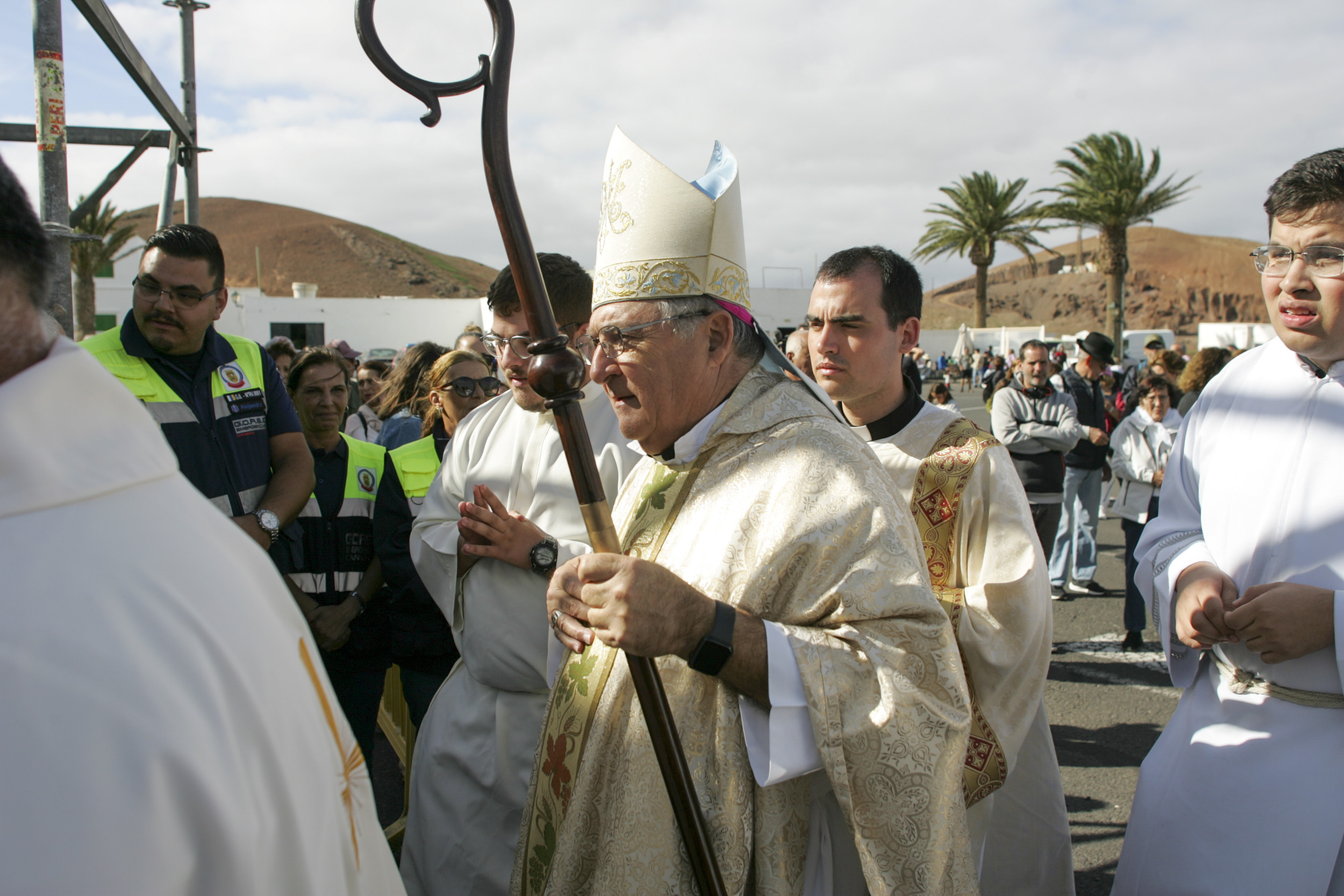 Regreso de la Virgen de Los Dolores a Mancha Blanca Fotos: Juan Mateos y cedidas