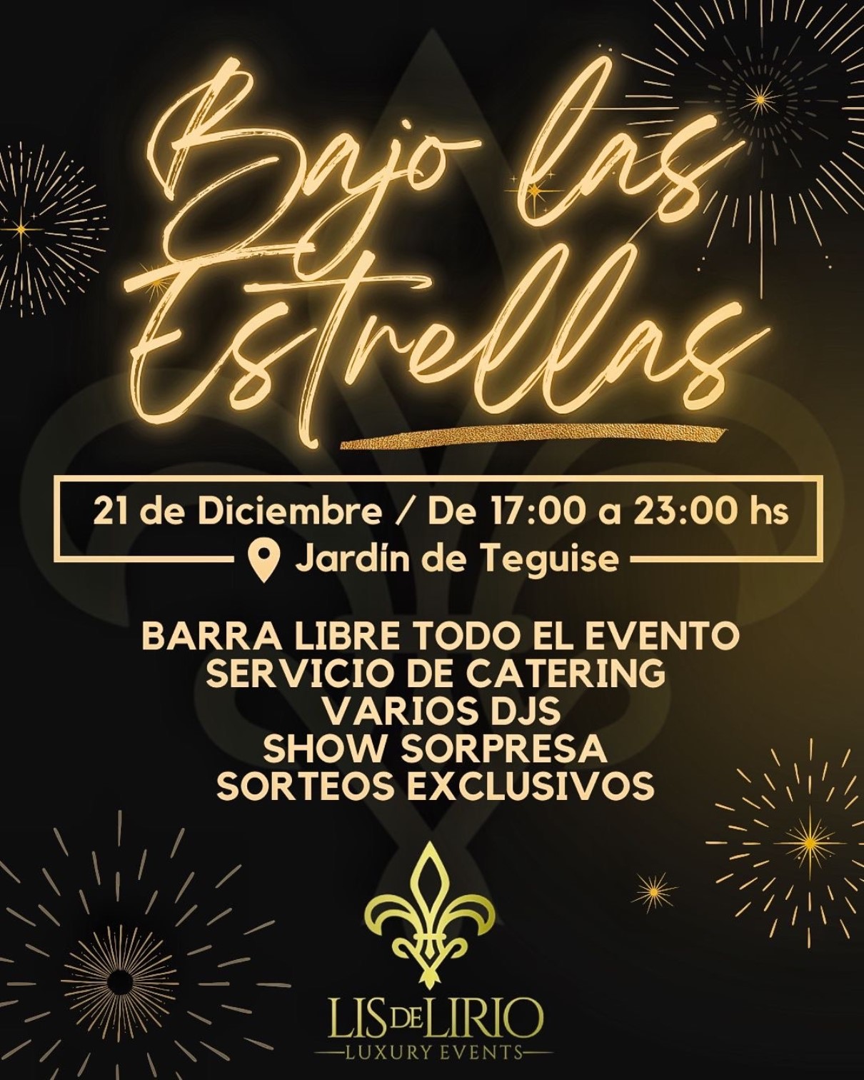 Bajo las Estrellas en el Jardín de Teguise
