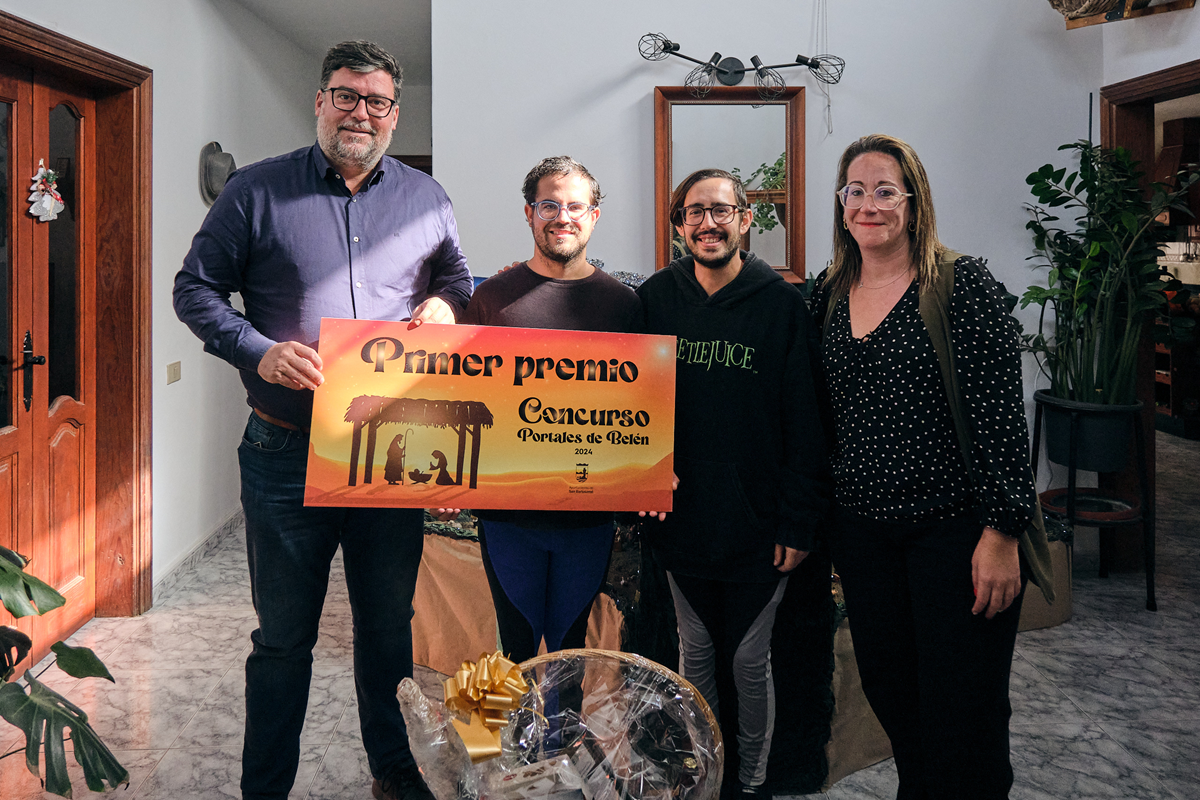Primer premio al mejor belén de San Bartolomé