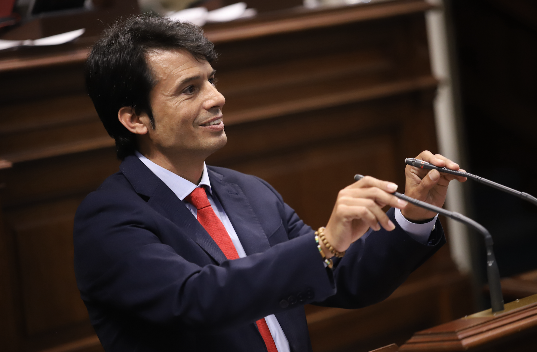 El diputado del PSOE por Lanzarote Marcos Bergaz.