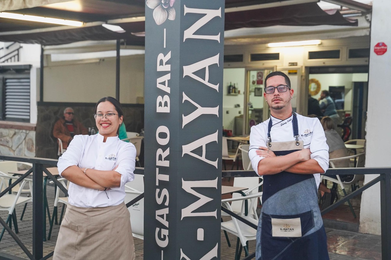 Reynali Bicaldo and Daniel Carballo in their restaurant