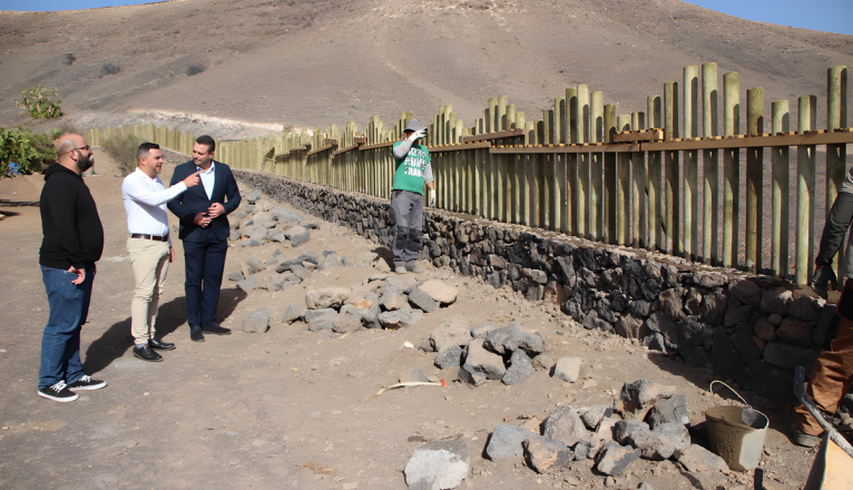 Obras en el merendero de La Degollada Obras en el merendero de La Degollada