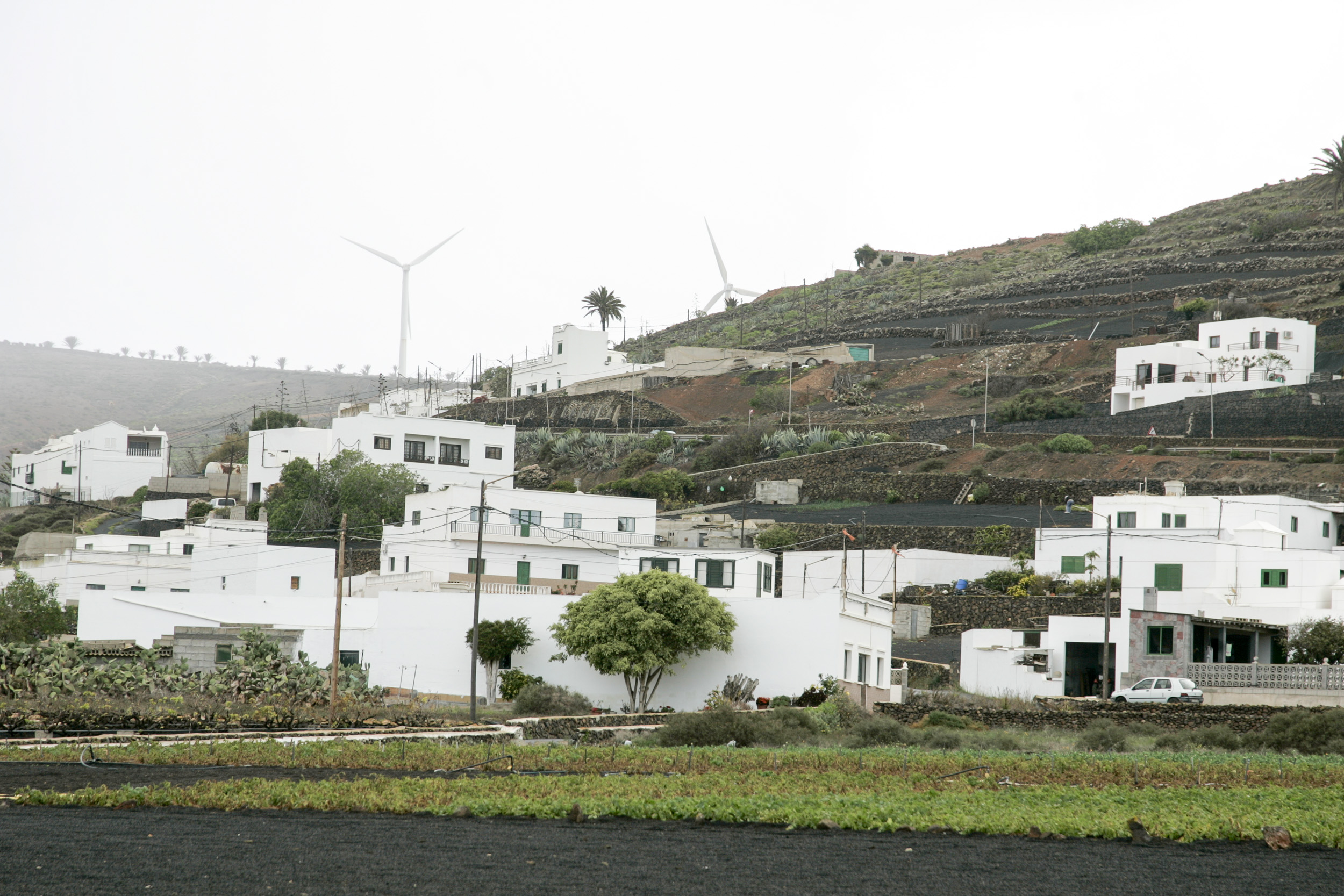 Viviendas del pueblo de Los Valles. Foto: Juan Mateos.