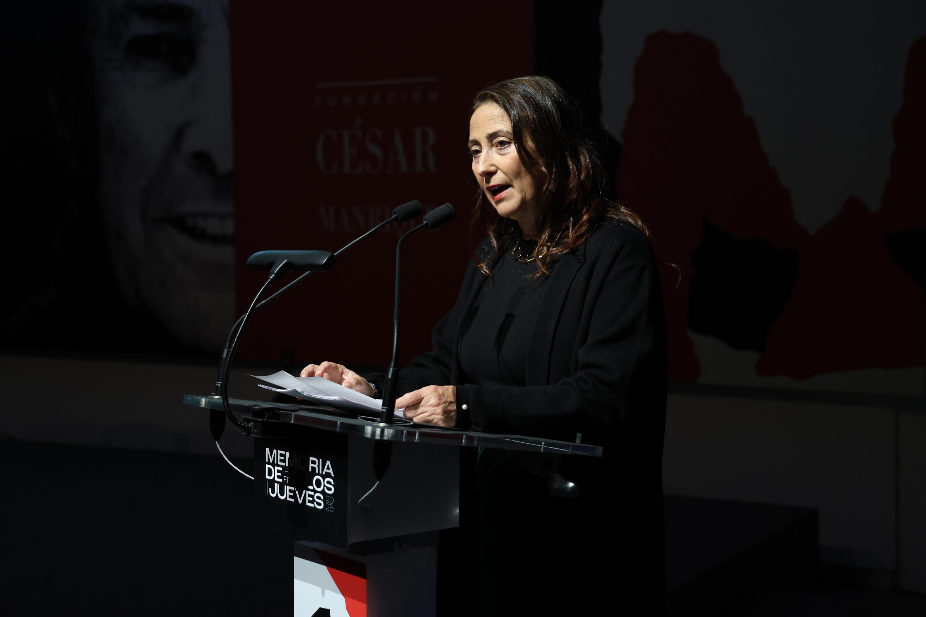 The Counselor of the Data Center of the Cabildo of Lanzarote, Ascensión Toledo,