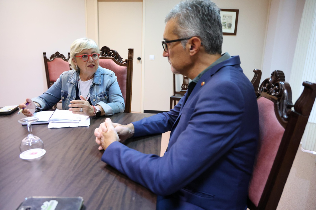 Reunión entre Marci Acuña y Ana Brito en Lanzarote