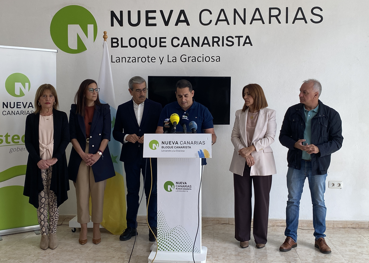 Rueda de prensa de NC en Lanzarote