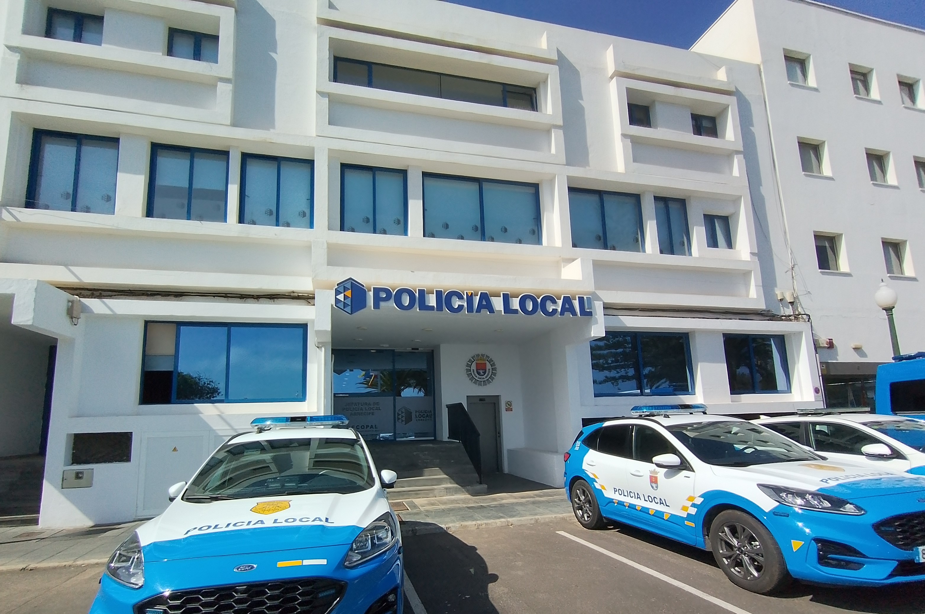 Headquarters of the Local Police of Arrecife, in the capital of Lanzarote.