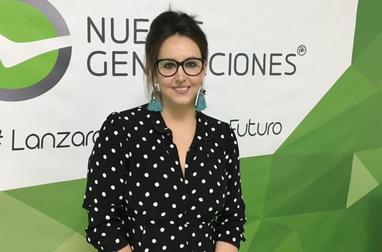 Lara Cabrera, presidenta de Nuevas Generaciones del PP de Lanzarote