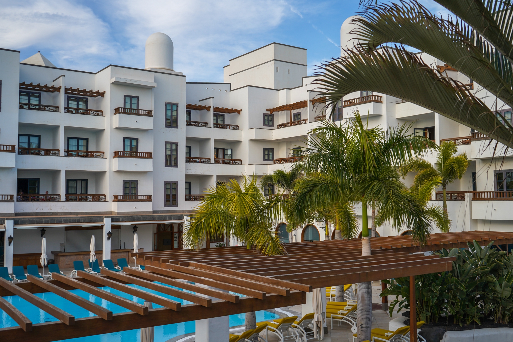 The Son Bou Hotel in Playa Blanca this February 2025. Photo: Andrea Domínguez.