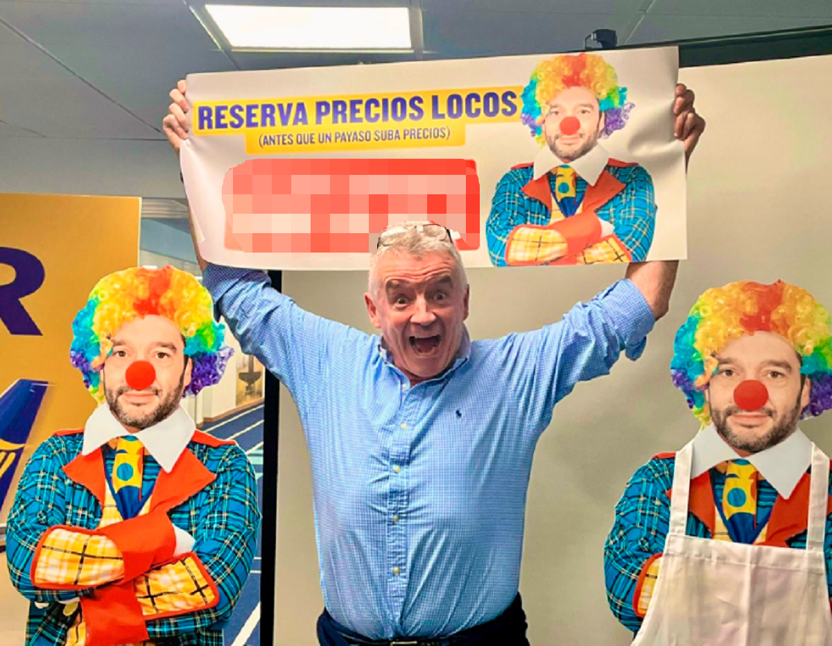 Ryanair lanza una campaña contra el ministro de Consumo
