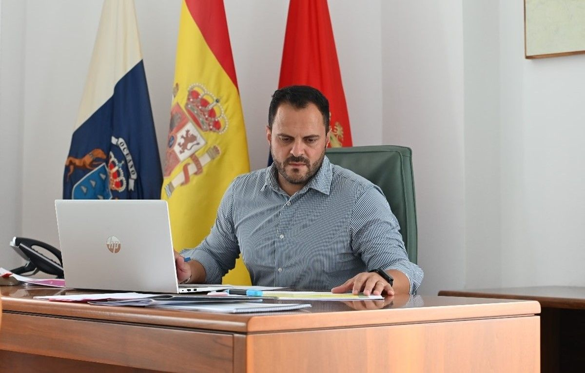 Yonathan de León, alcalde de Arrecife