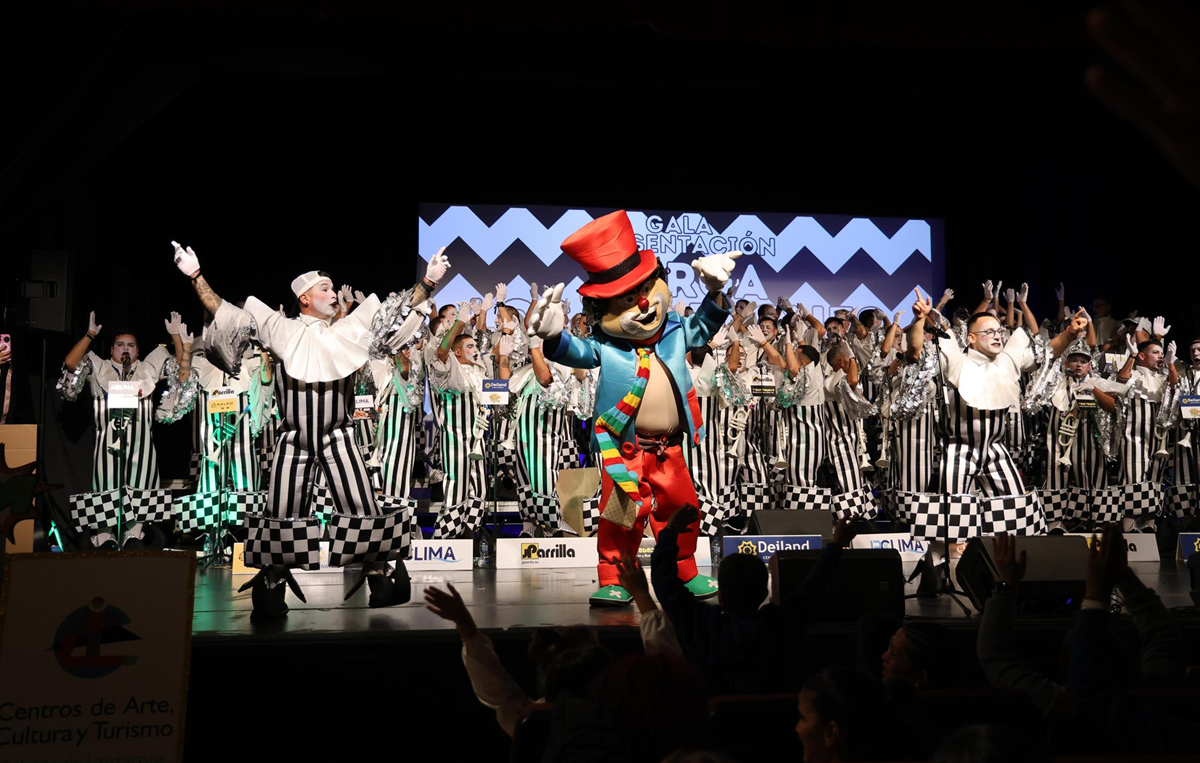 Presentación de la murga Los Simplones, 2025