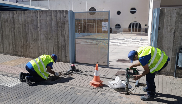 Obras en los colegios Obras en los colegios