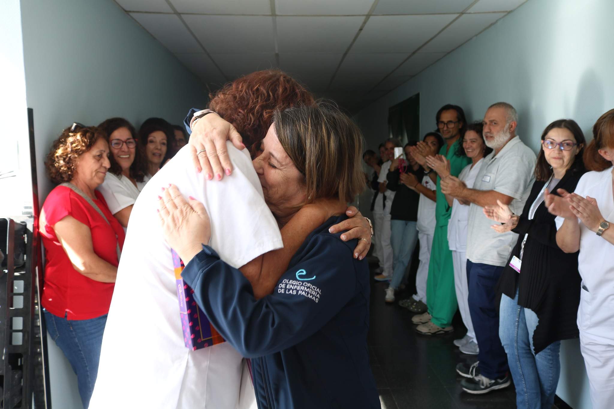 Despedida de la enfermera Elena Rivera Del Valle