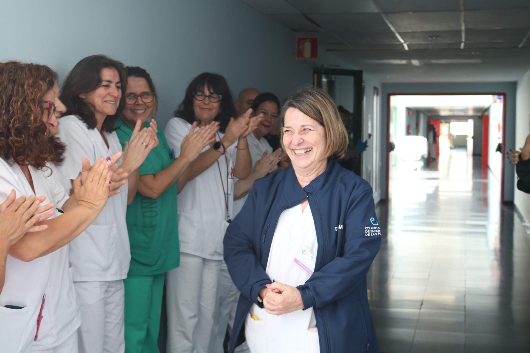 Despedida de la enfermera Elena Rivera Del Valle