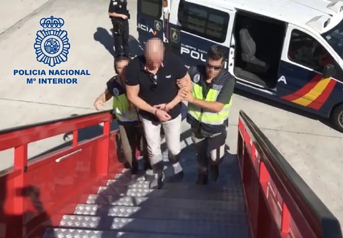 Traslado del Capo Campuzano en una imagen de archivo. Foto: Policía Nacional. 