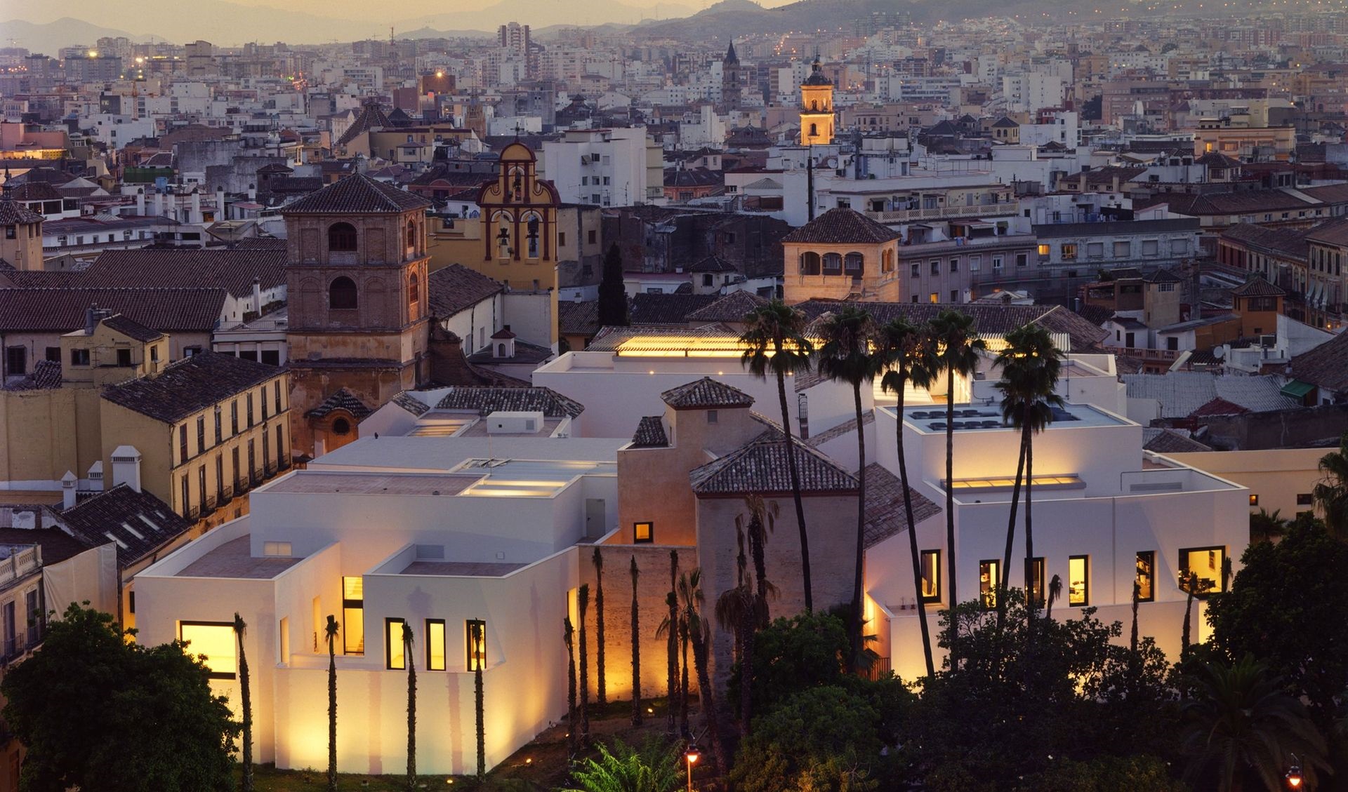 La ciudad de Málaga. Vuelos