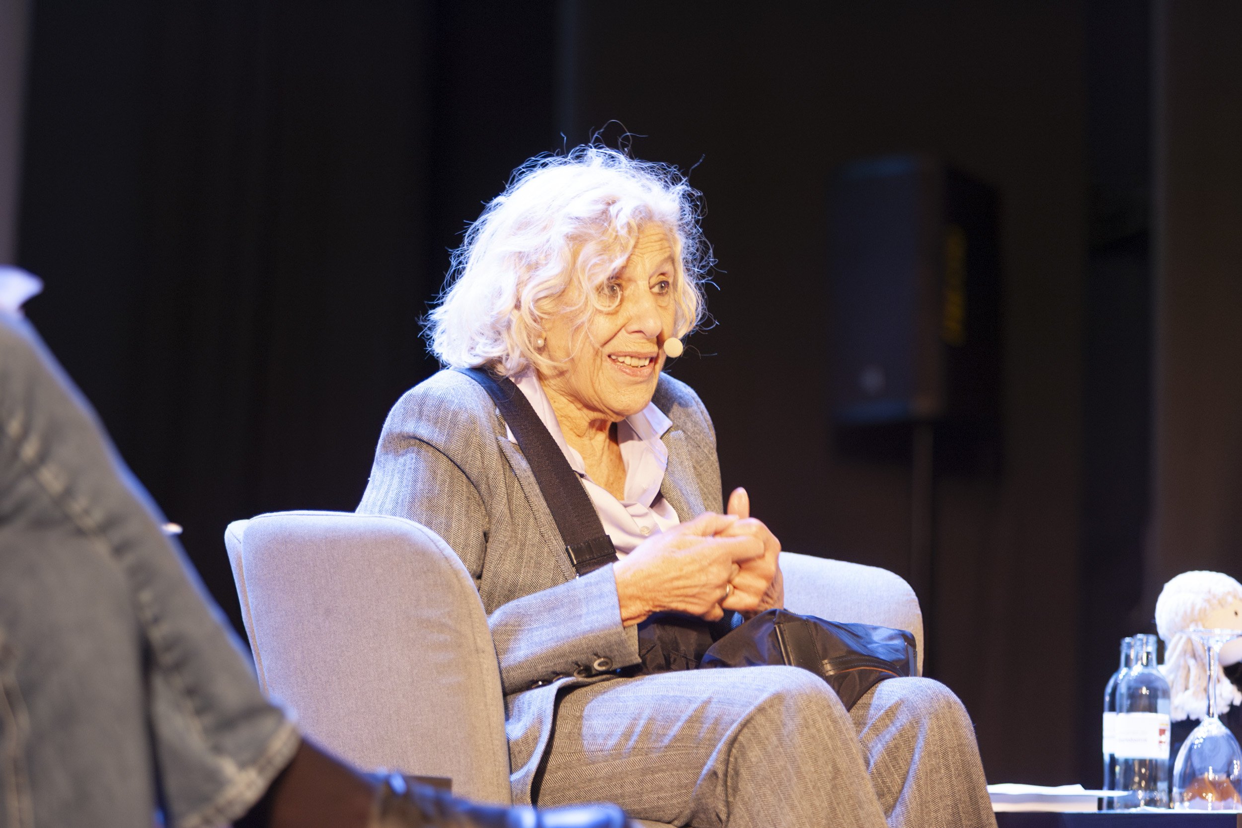 Manuela Carmena durante su visita a Lanzarote. Manuela Carmena durante su visita a Lanzarote.
