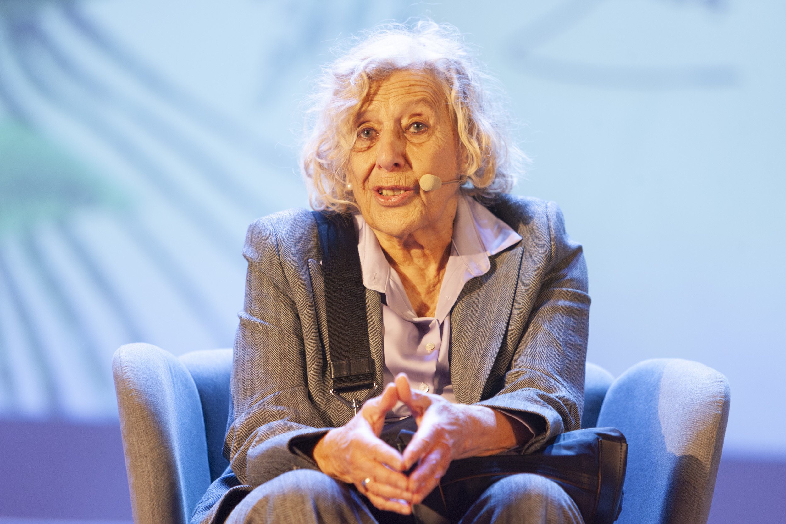 Manuela Carmena durante su visita a Lanzarote. Manuela Carmena durante su visita a Lanzarote.