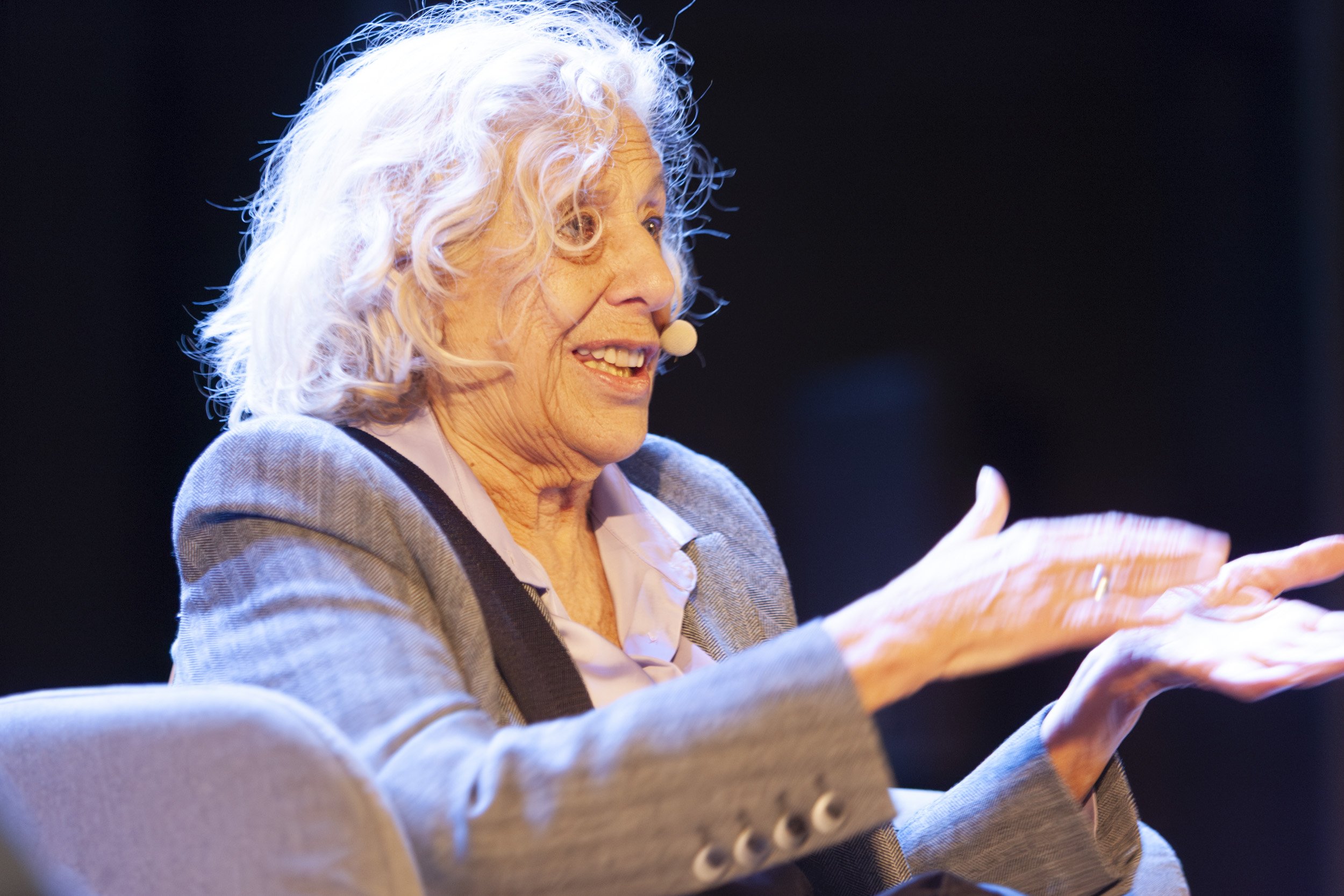 Manuela Carmena durante su visita a Lanzarote. Manuela Carmena durante su visita a Lanzarote.