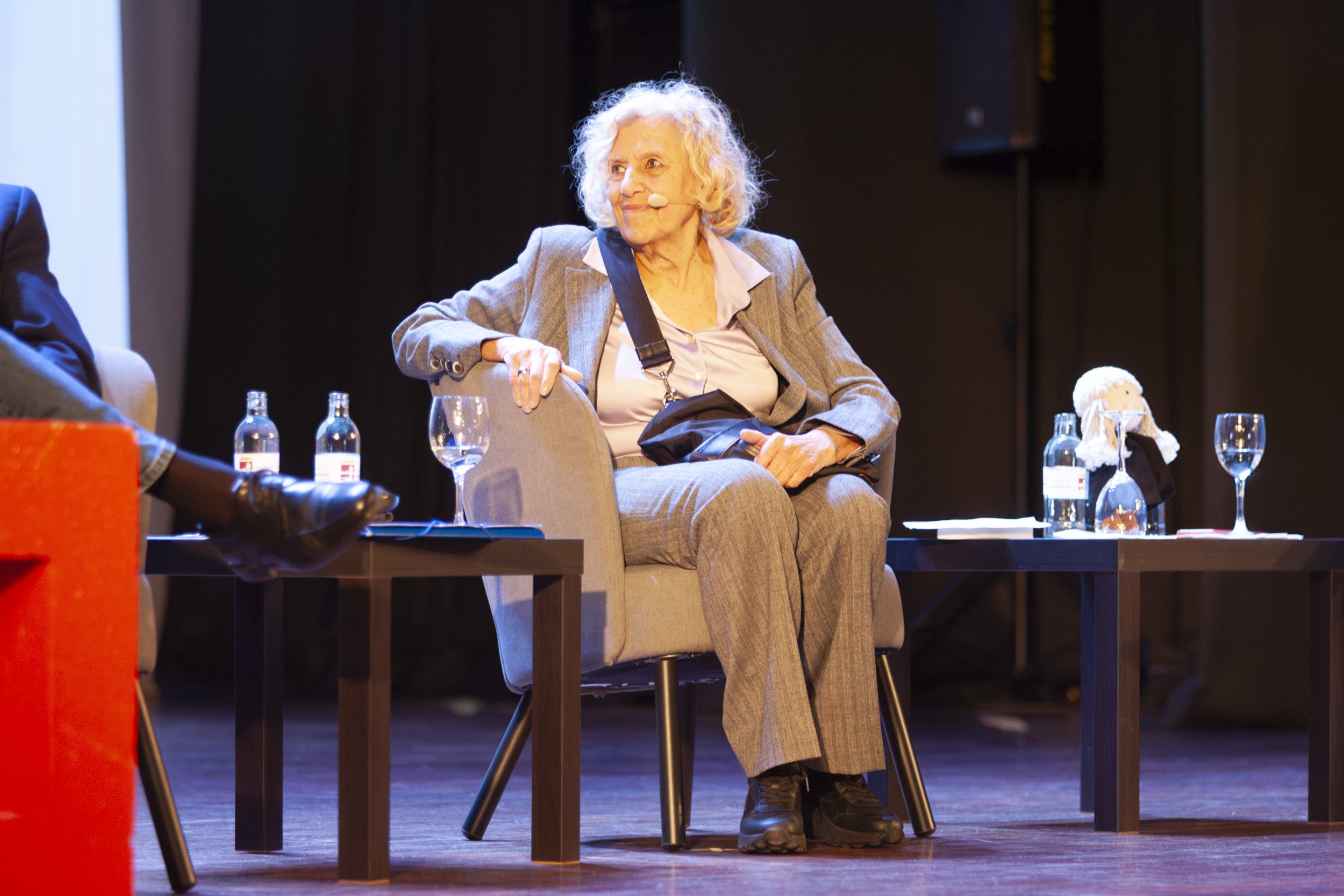 Manuela Carmena durante su visita a Lanzarote. Manuela Carmena durante su visita a Lanzarote.