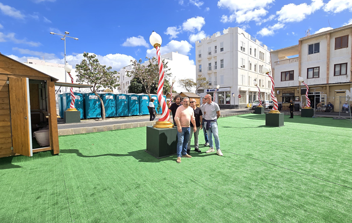 Preparativos del Carnaval de El Almacén
