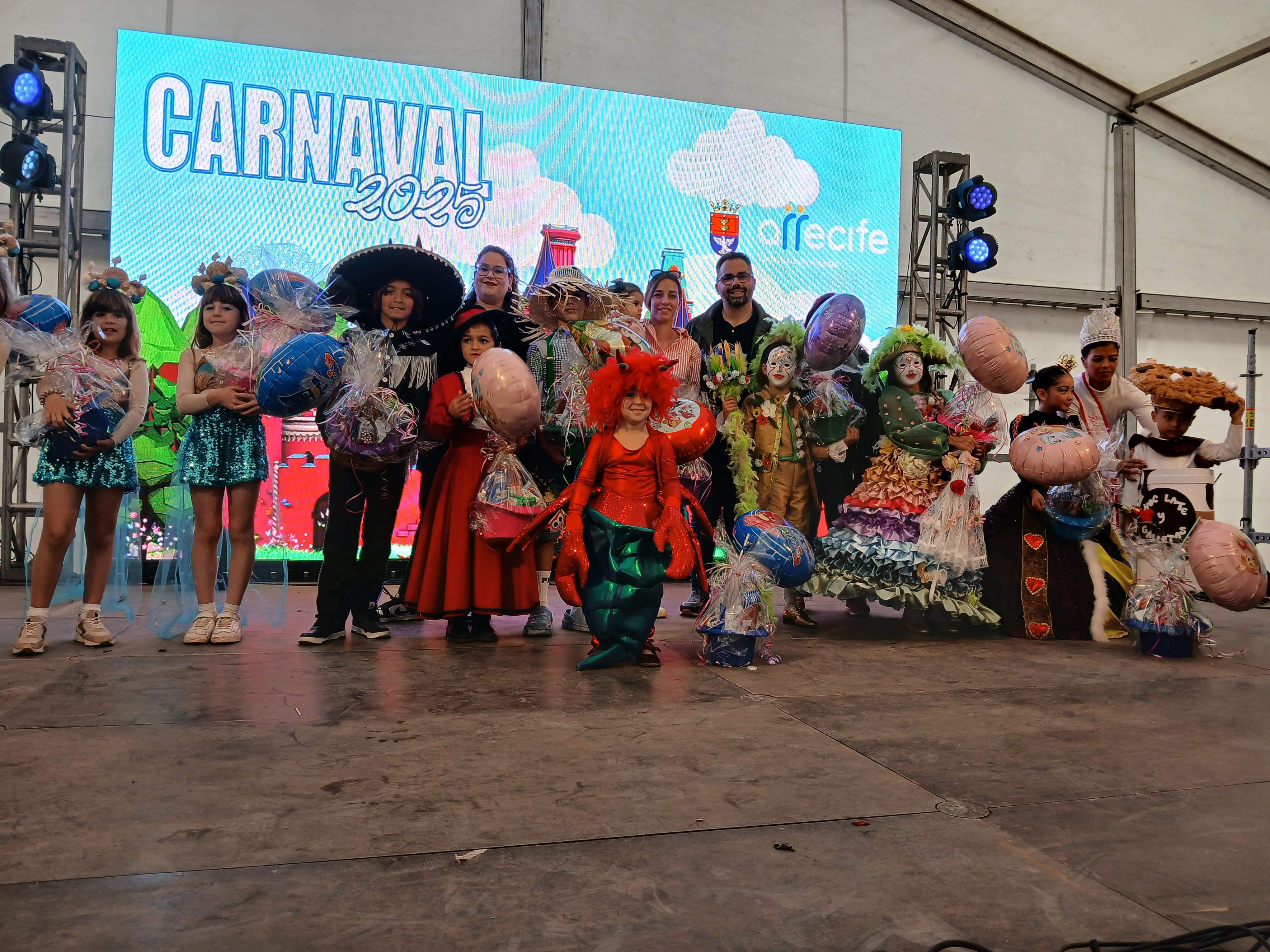 Concurso de disfraces infantil del Carnaval de Arrecife, 2025