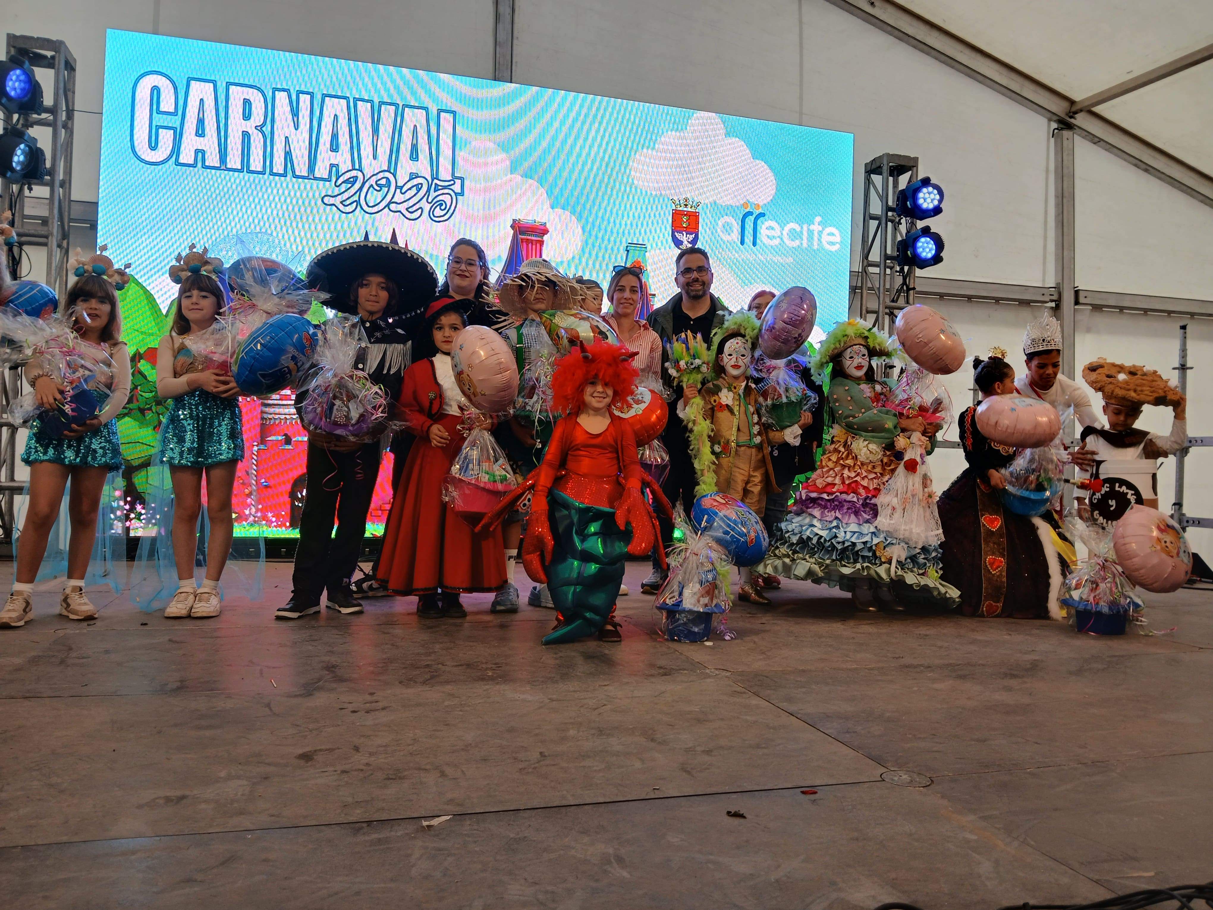 Concurso de disfraces infantil del Carnaval de Arrecife, 2025