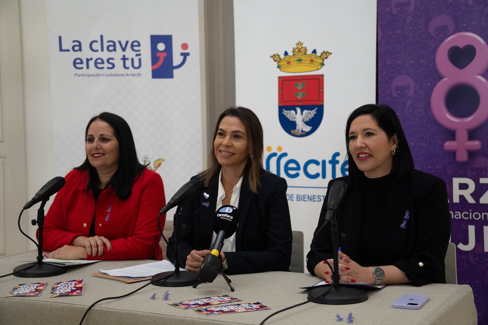 Presentación de los actos por el 8M.