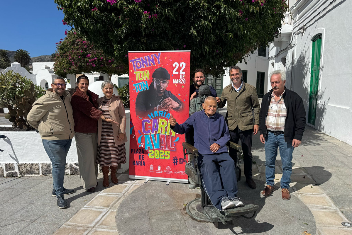 Presentación del cartel del concierto de Tony Tun Tun en Haría