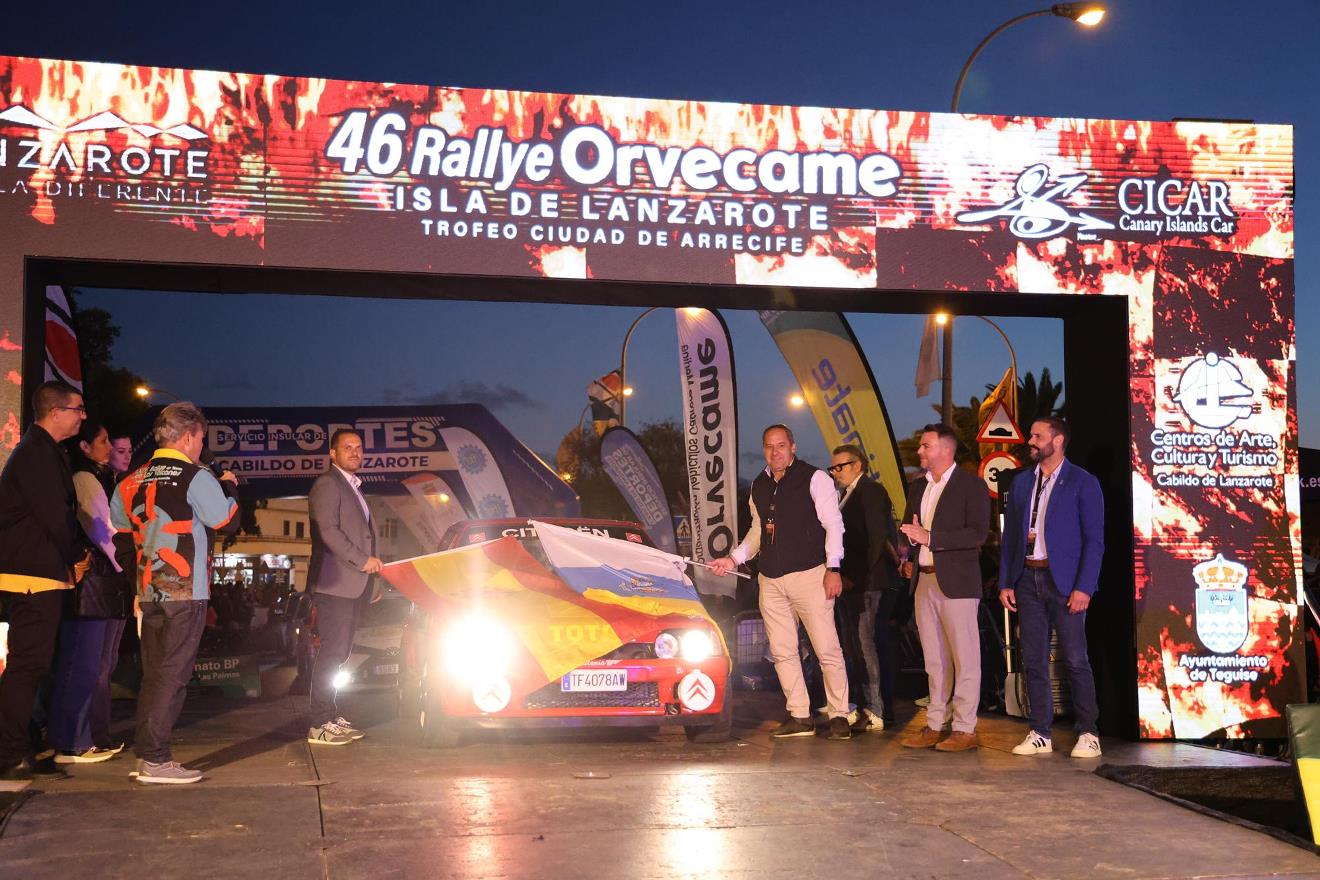 Salida del 46º Rallye Orvecame-Isla de Lanzarote