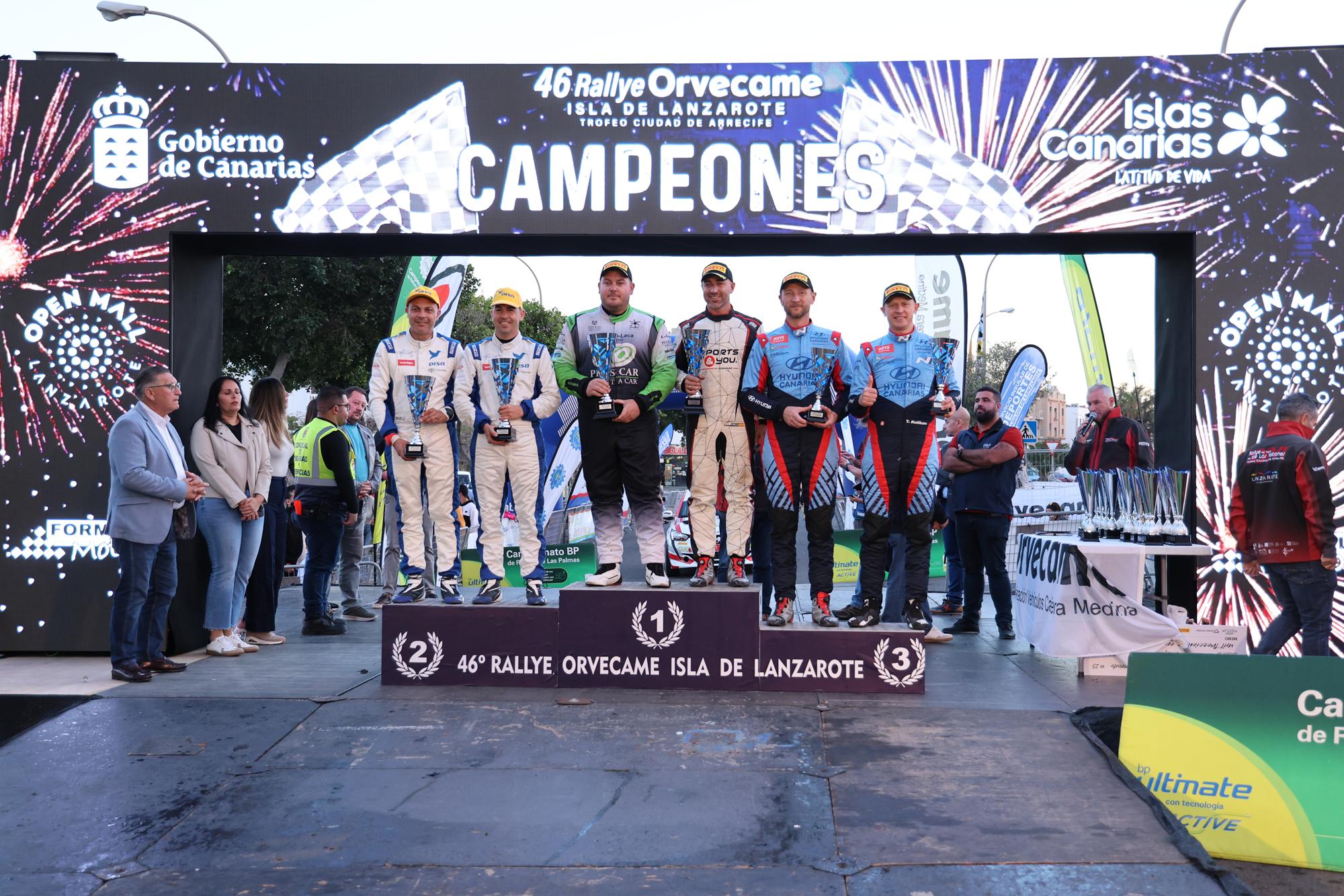 Trofeos 46º Rallye Orvecame Isla de Lanzarote (13) Trofeos 46º Rallye Orvecame Isla de Lanzarote (13)